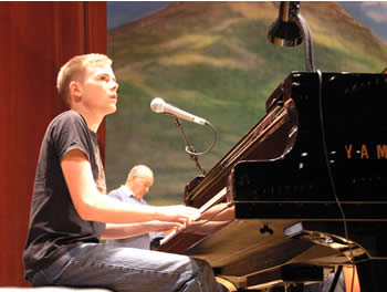Will Martin at the Piano