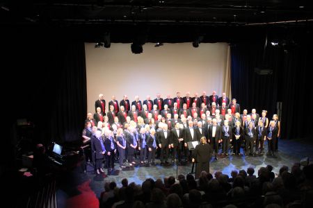 Holroyd 4: A joint piece with the Merseywave Choir at the Holroyd Theatre for a wonderful audience