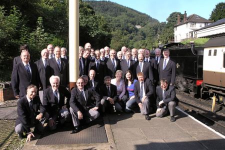 50.The Choir at Llangollen Railway Station as part of a photoshoot with Rachel Pike,  Community Fundraiser for Hope House Childrens Hospice- 13th of September