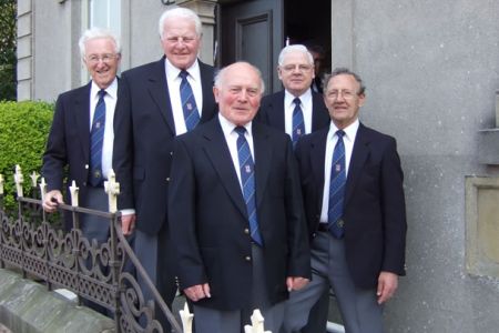 15.Founder Members of the Choir Den Williams, Bob Evans, Emrys Roberts, Tegwyn Powell and Gren Gough